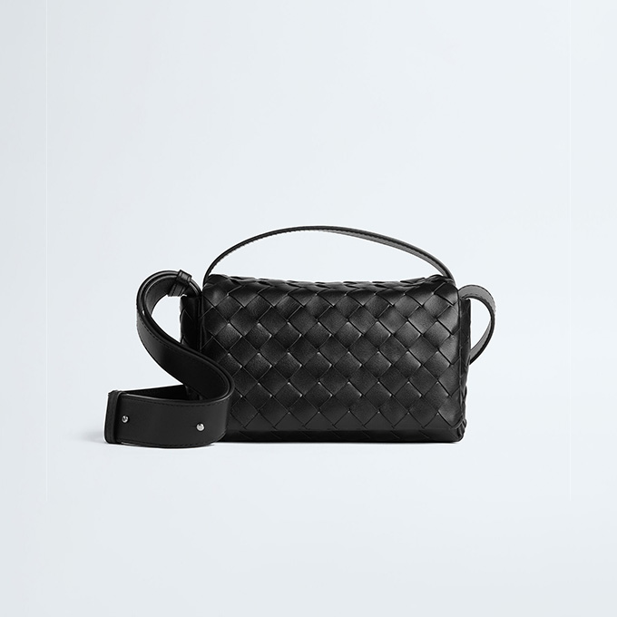 bottega veneta mini woven flap crossbody bag #857931